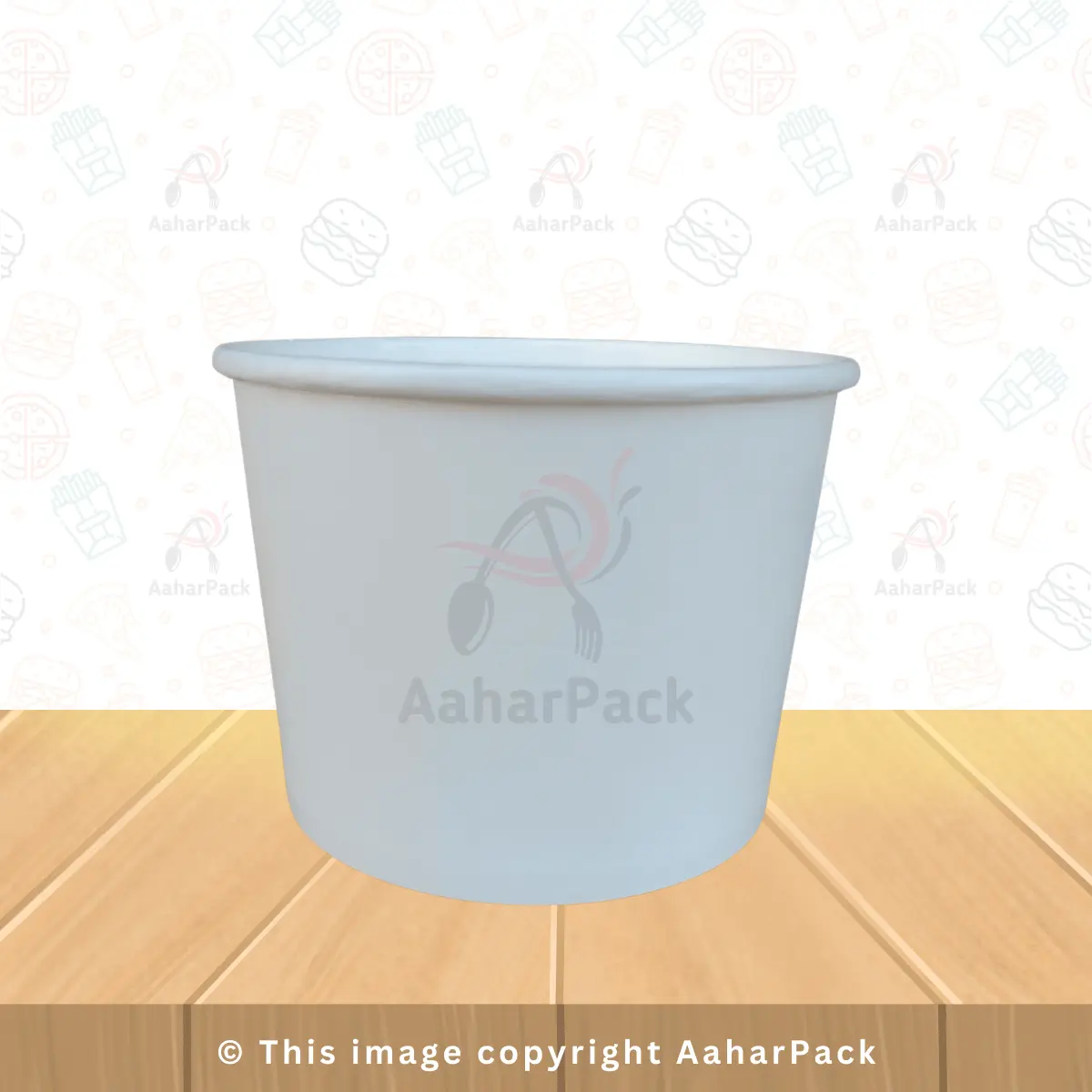 500 ml Disposable White Paper Bowls – Pack of 1000 | Eco-Friendly, Leakproof, Food Grade Bowls for Meal Serving